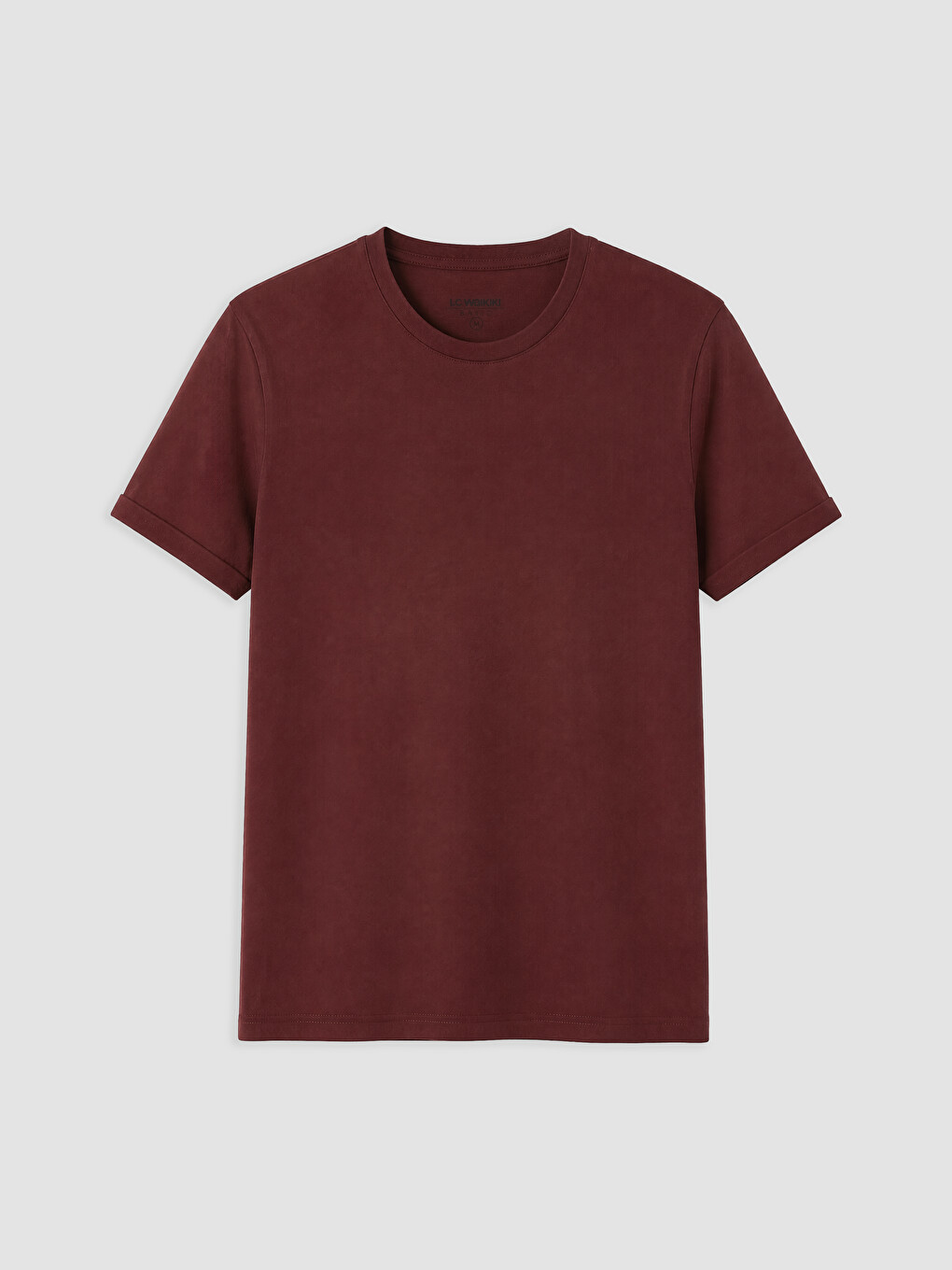 Slim Fit 100% Cotton Basic T-shirt-3