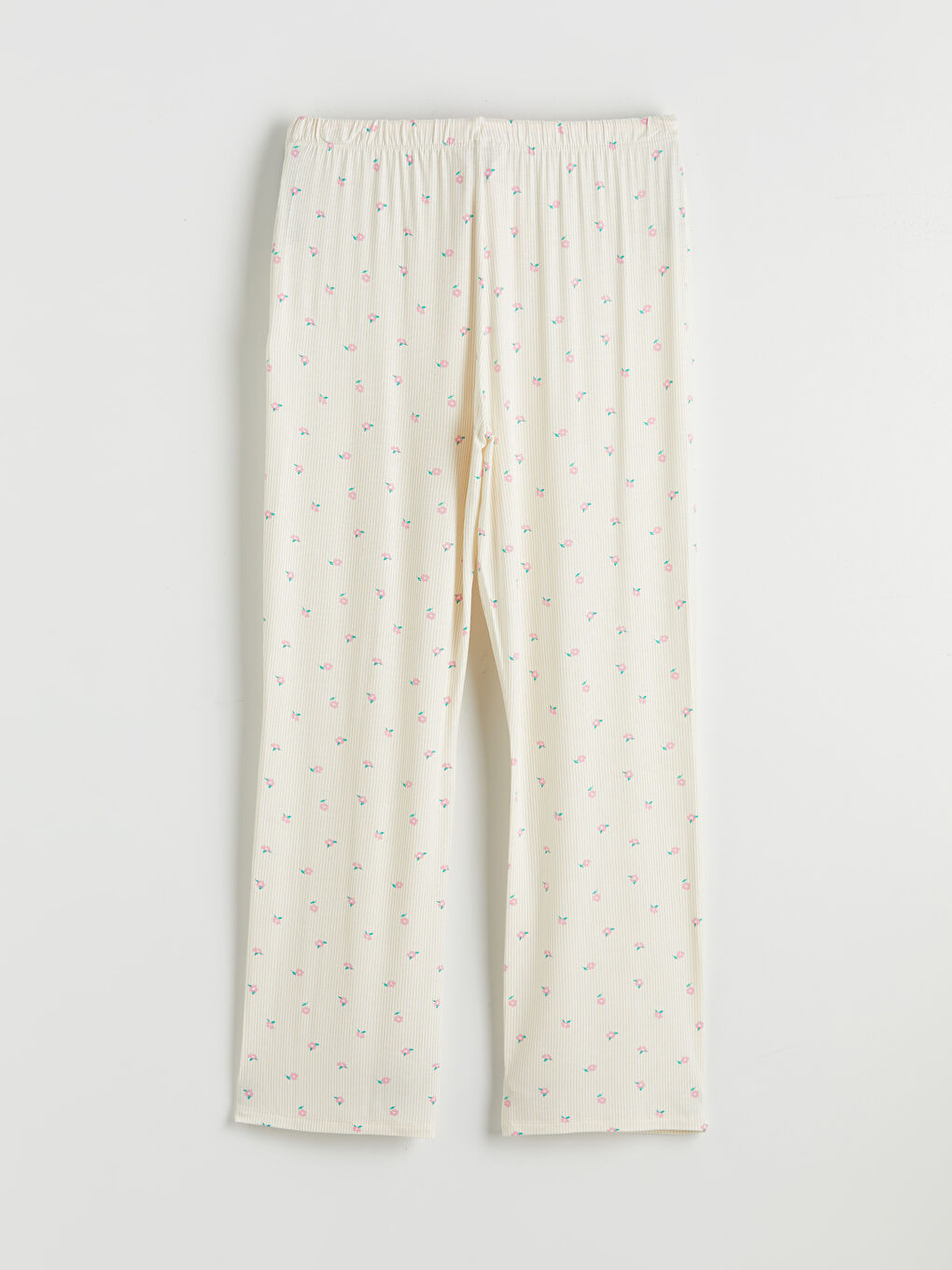 Woman ECRU Pyjama Bottoms-1