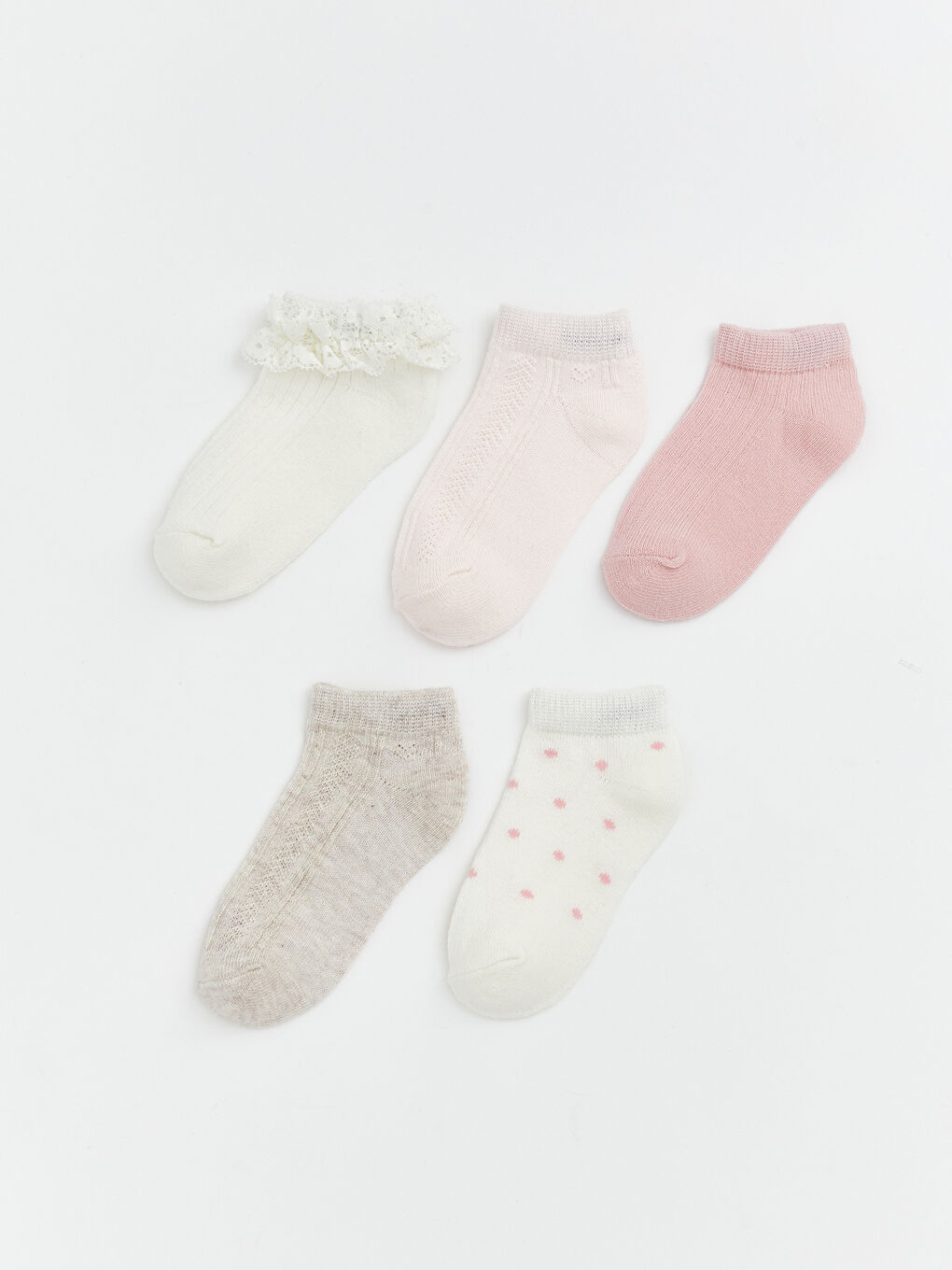 Baby Girl ECRU Trainer Socks