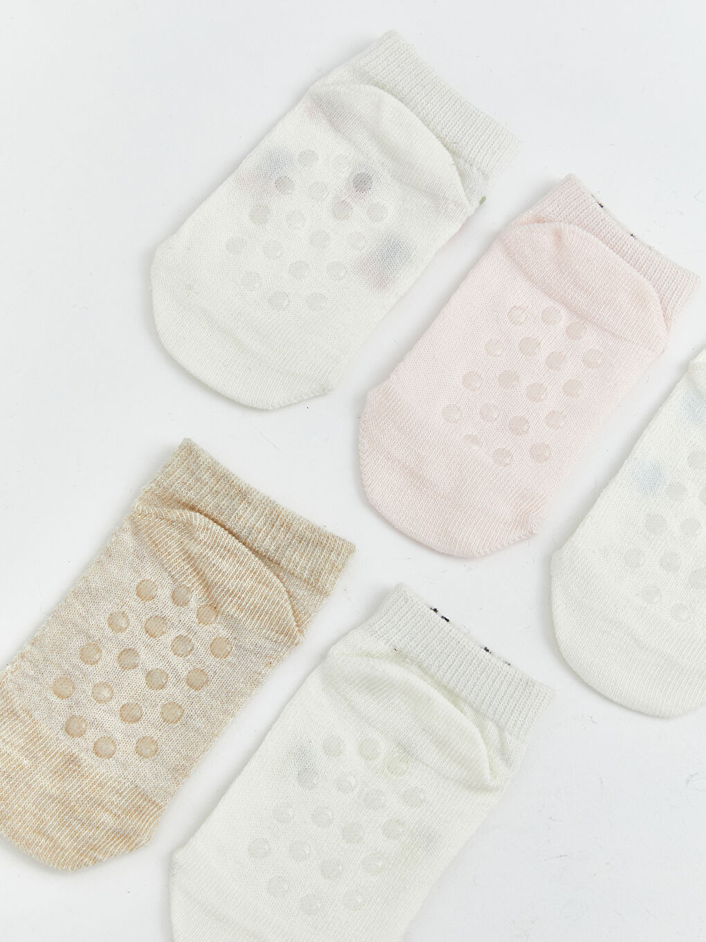 Čarape za bebu devojčicu sa otvorenim radom, pakovanje od 5 komada-3