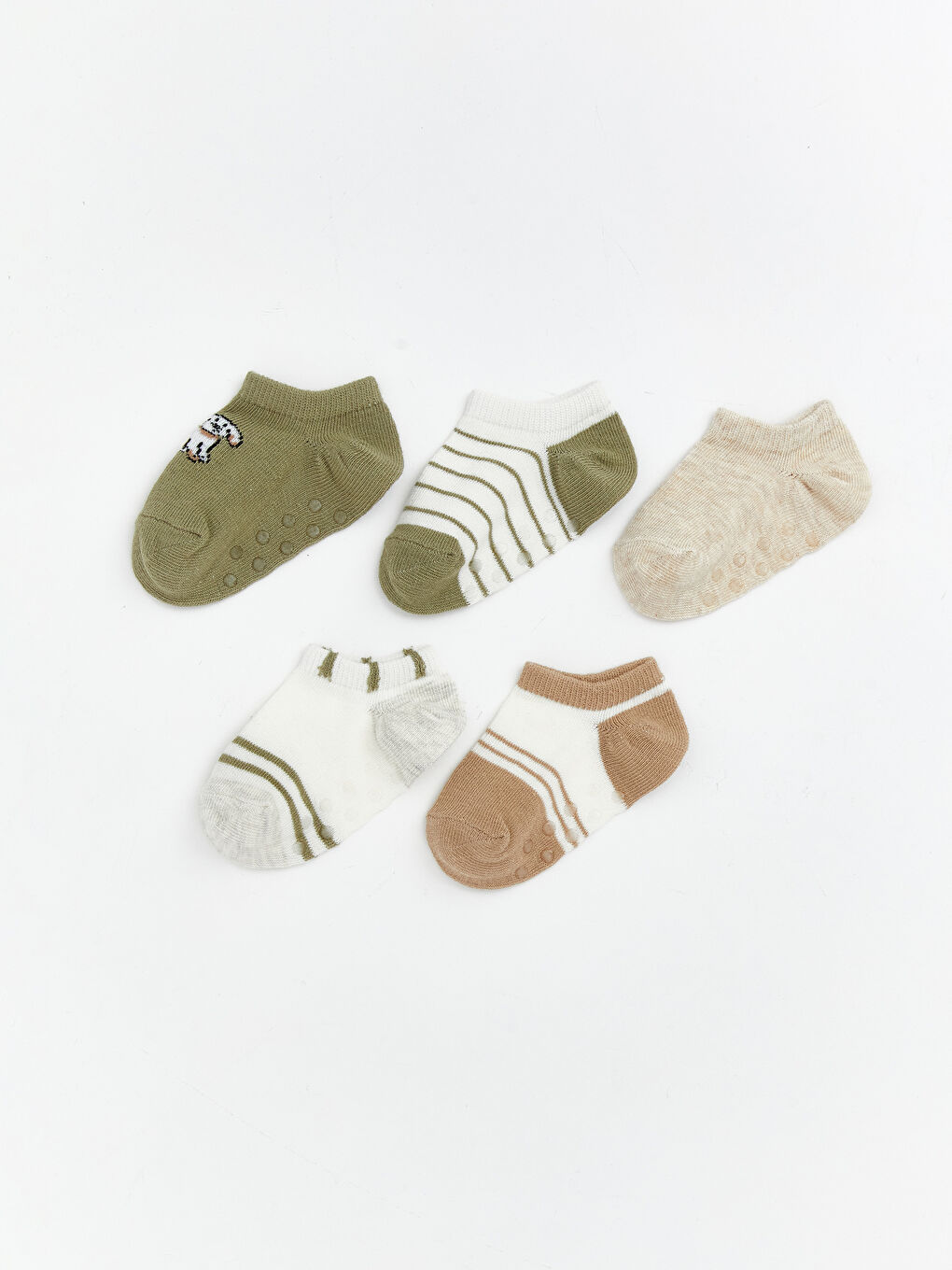 Baby Boy GREEN Trainer Socks