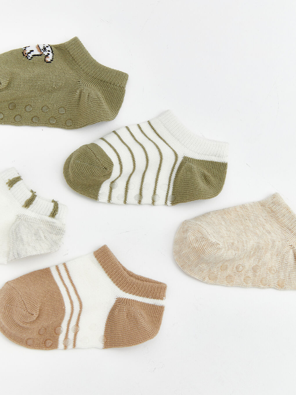 Baby Boy GREEN Trainer Socks-3