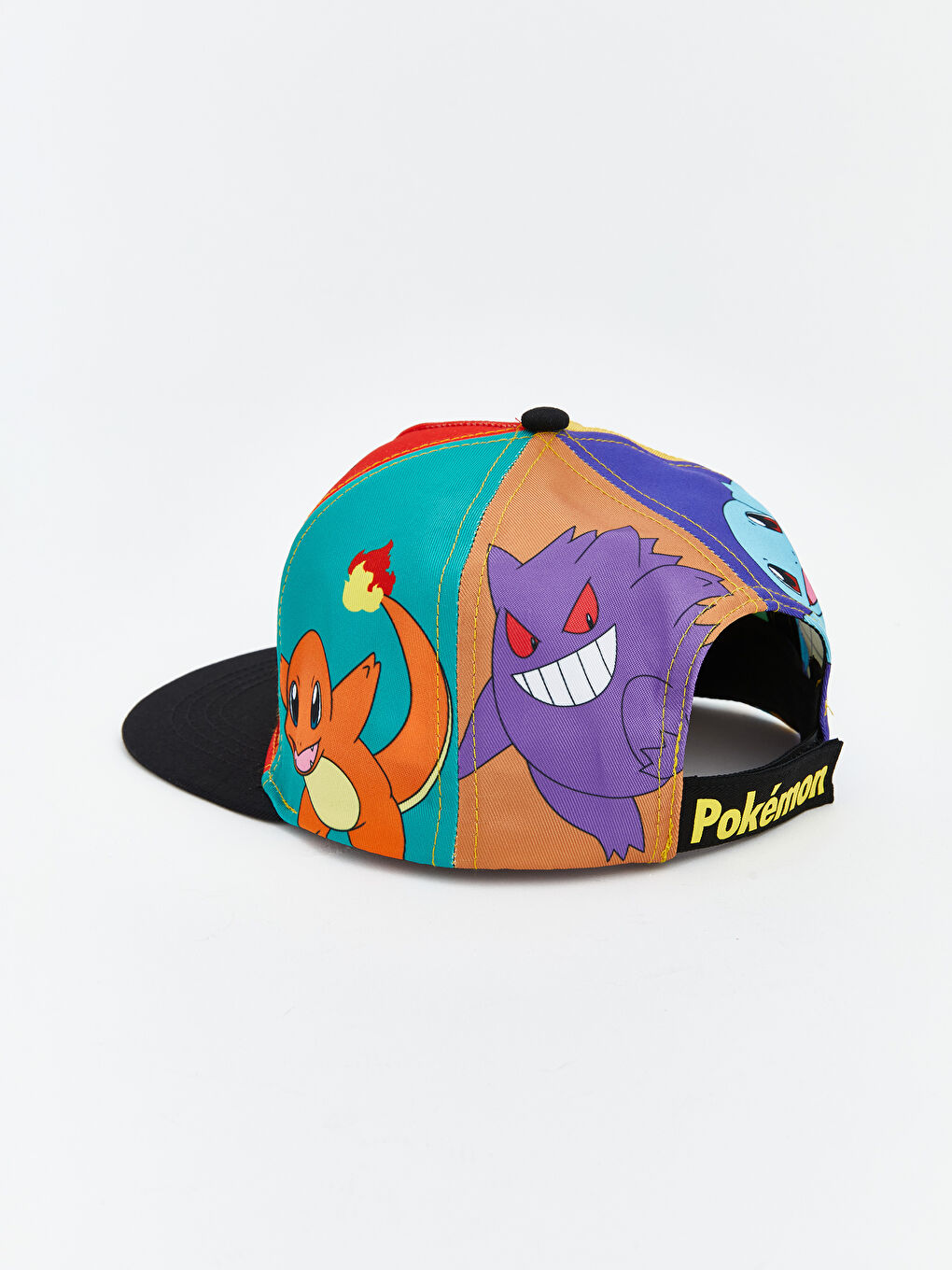 Karışık Pokemon Baskılı Erkek Bebek Kep Şapka-3