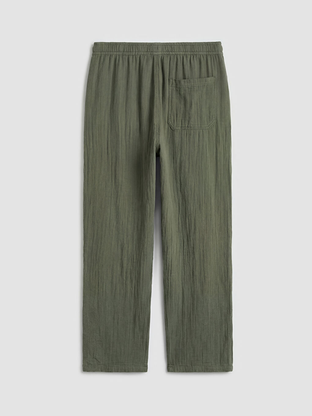 Мужские брюки из муслина свободного кроя-5