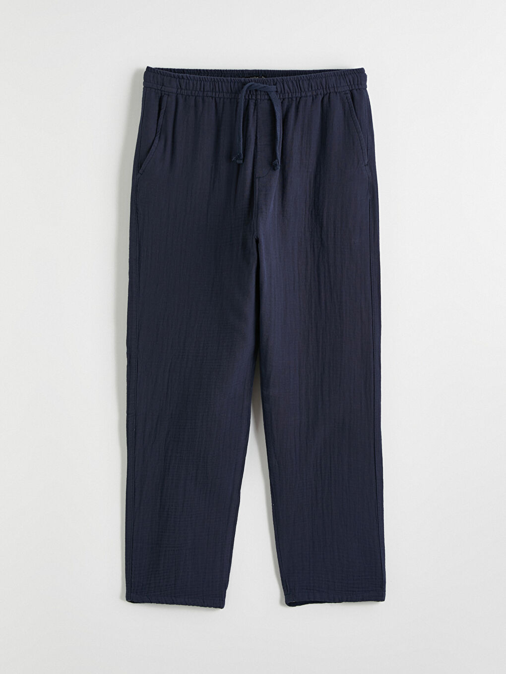 Мужские брюки из муслина свободного кроя-4