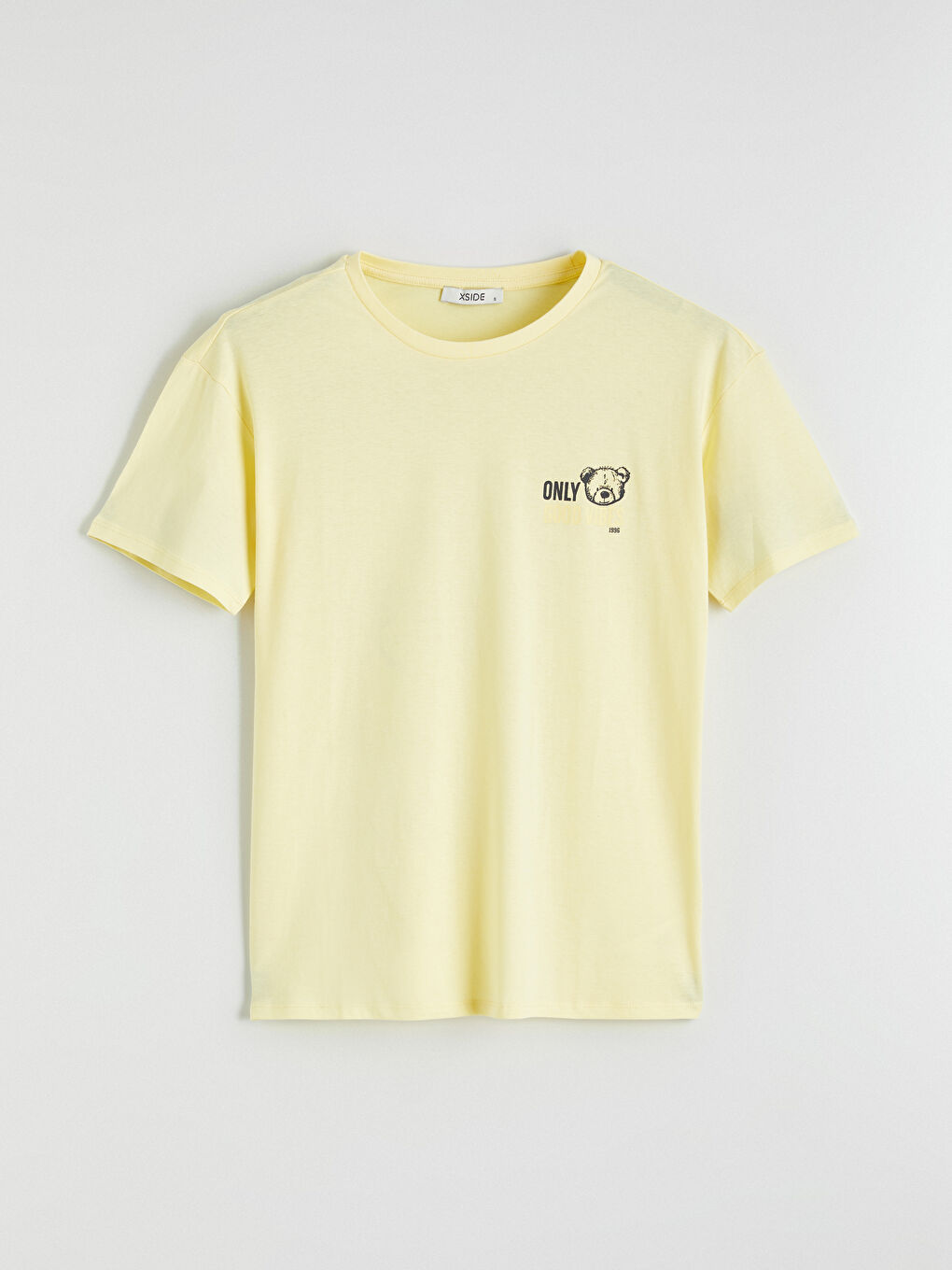 аю суреті бар дөңгелек жағалы футболка-4