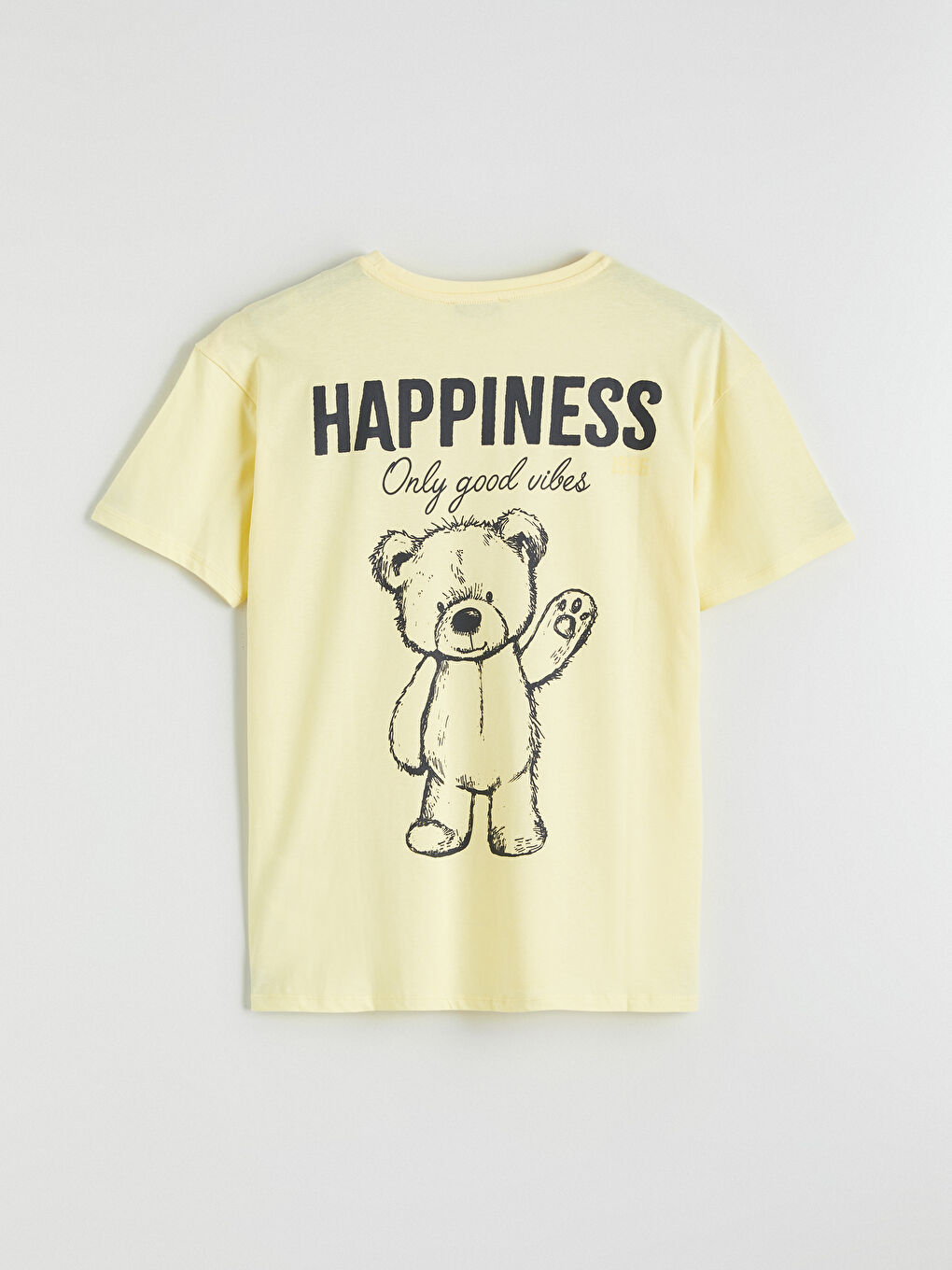 аю суреті бар дөңгелек жағалы футболка-6