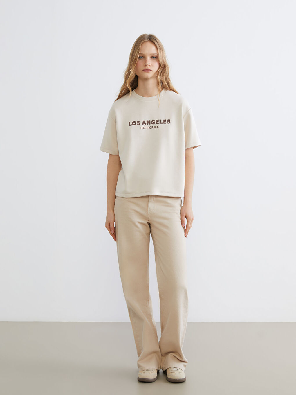 Los Angeles Print Soft Touch Women's T-Shirt-1