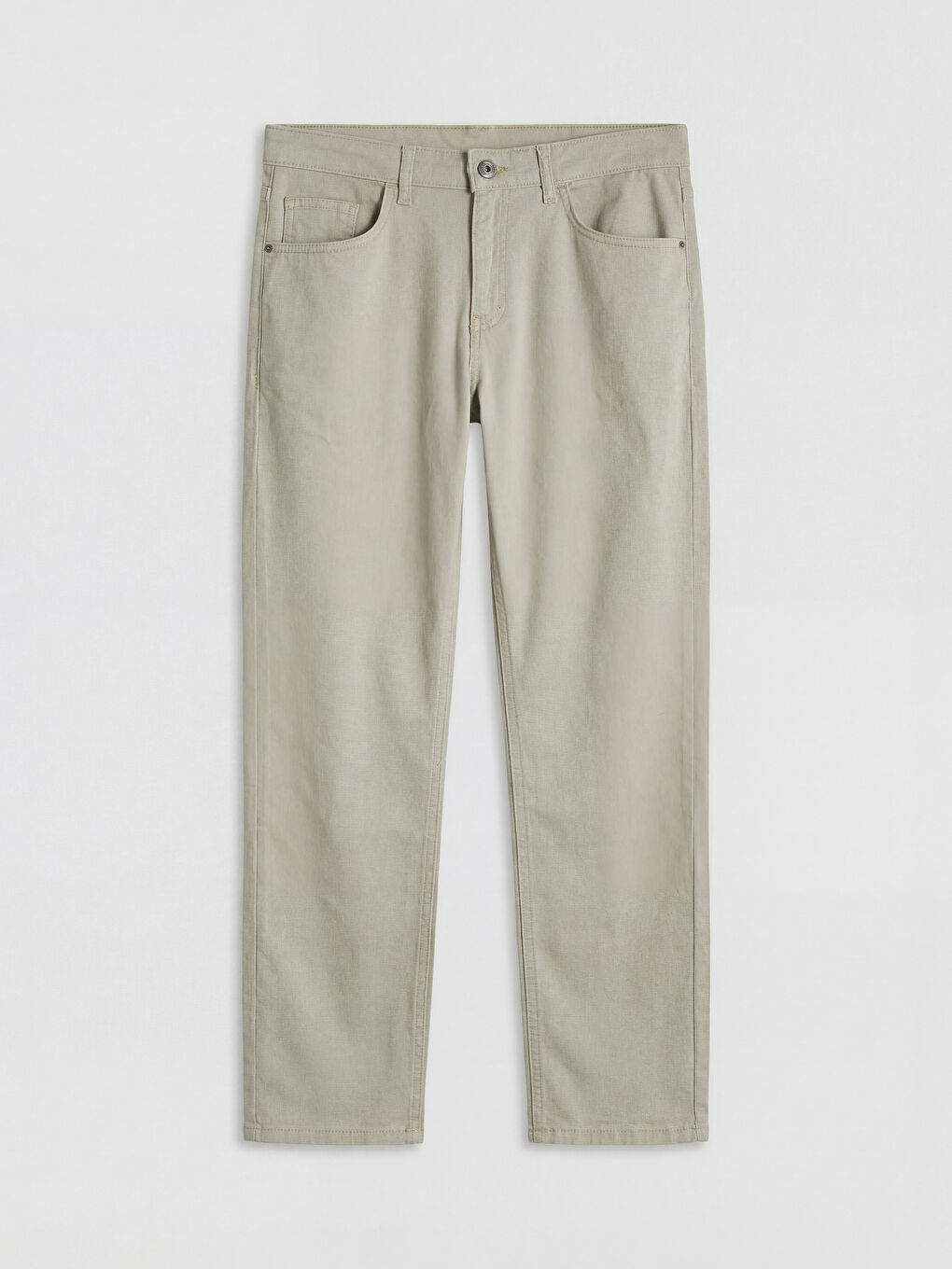 بنطلون تشينو رجالي جاباردين بقصة ضيقة-4