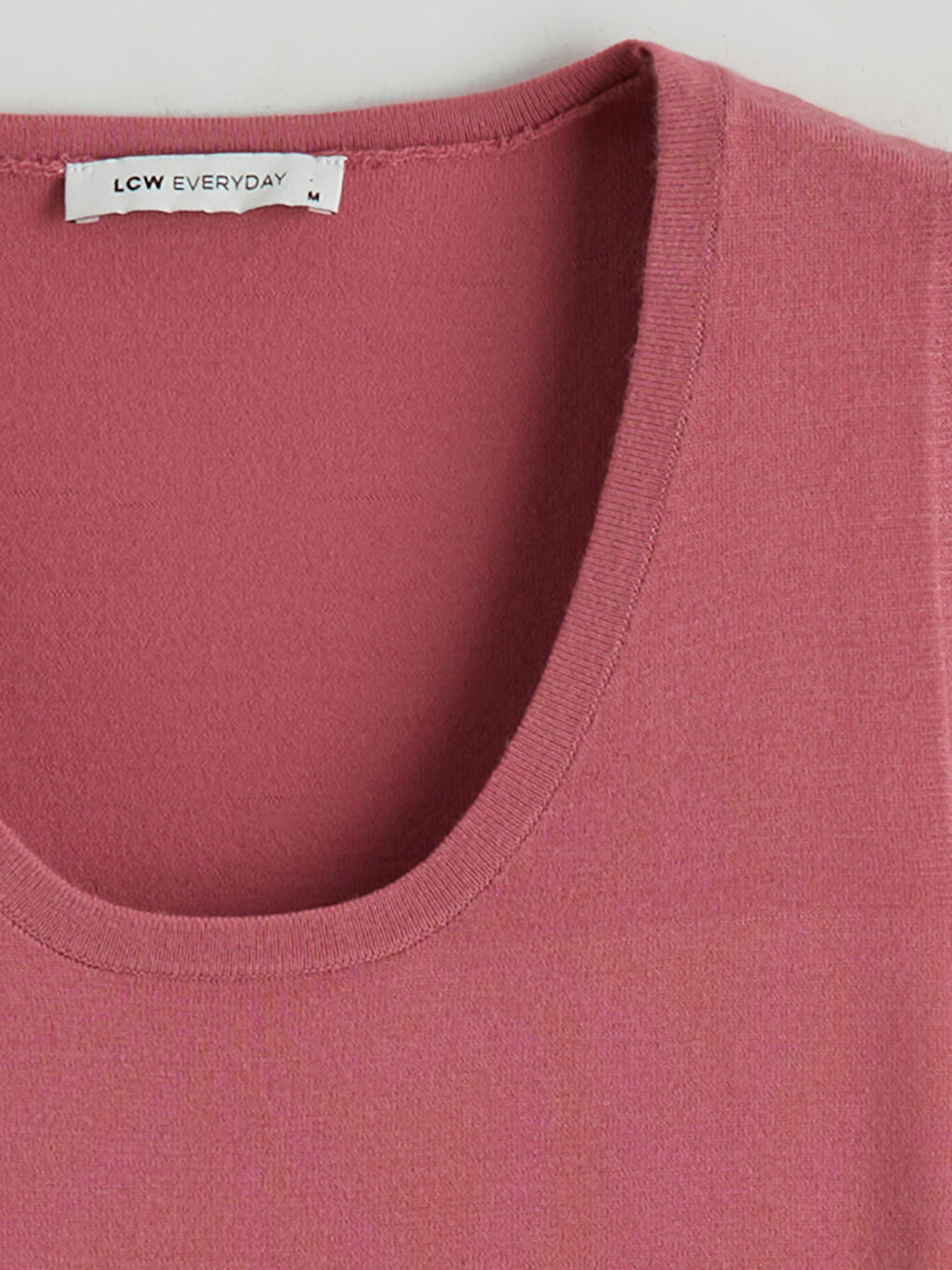 Женщины Розовый Майка-5