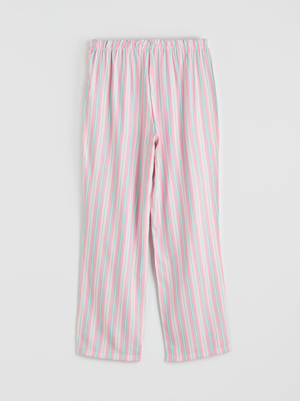 Karışık Bisiklet Yaka Baskılı Kadın Pijama Takım-4