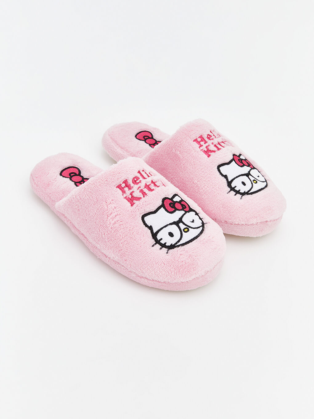 Hello Kitty Plush Slippers for Women