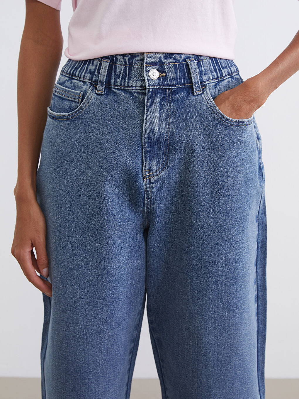 Әйелдер ИНДИГО Джинсы шалбар-2