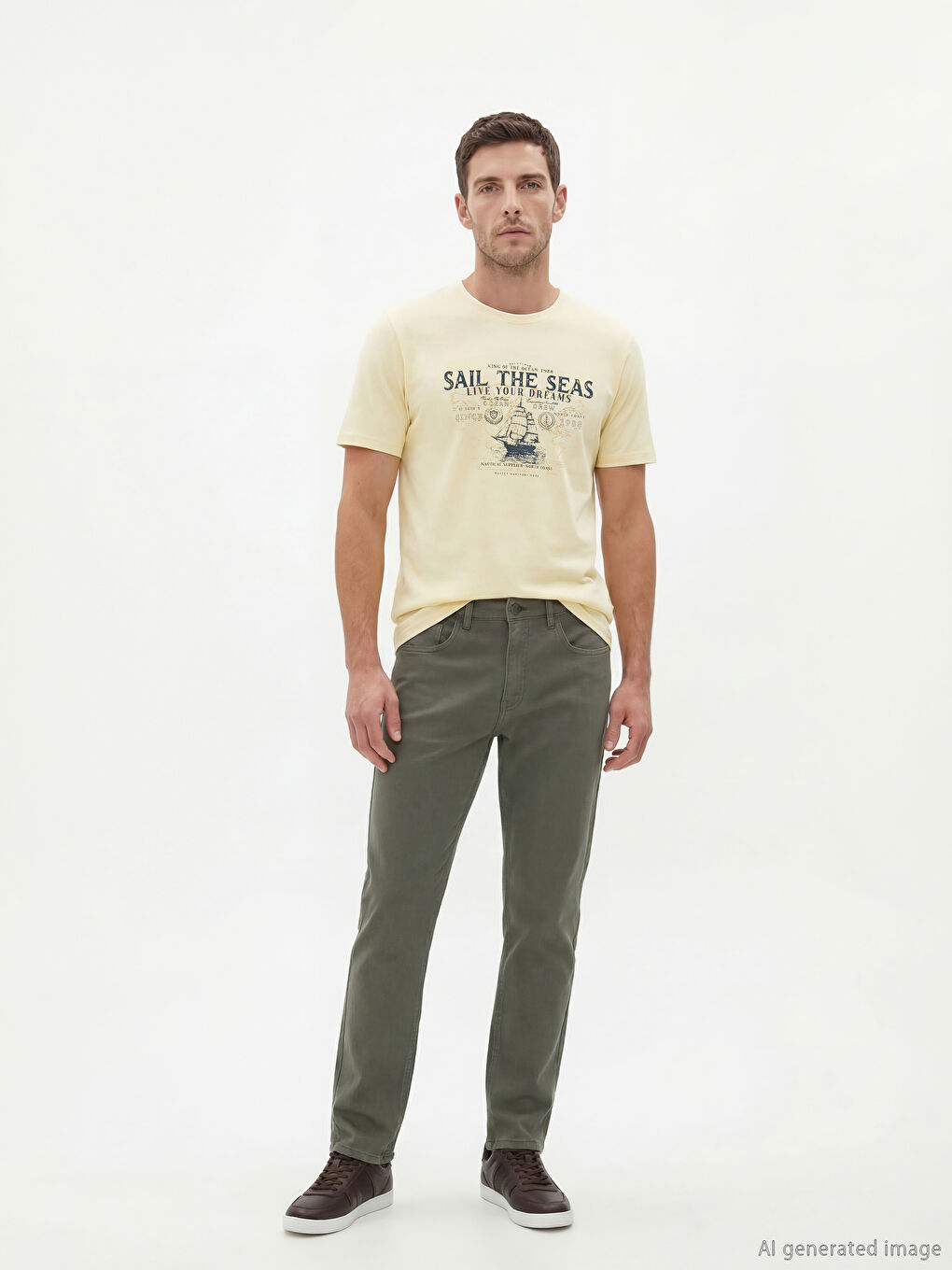 Man YELLOW T-Shirt-1