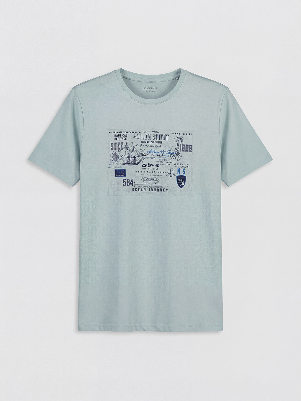 Mashkull Jeshil T-shirt-4