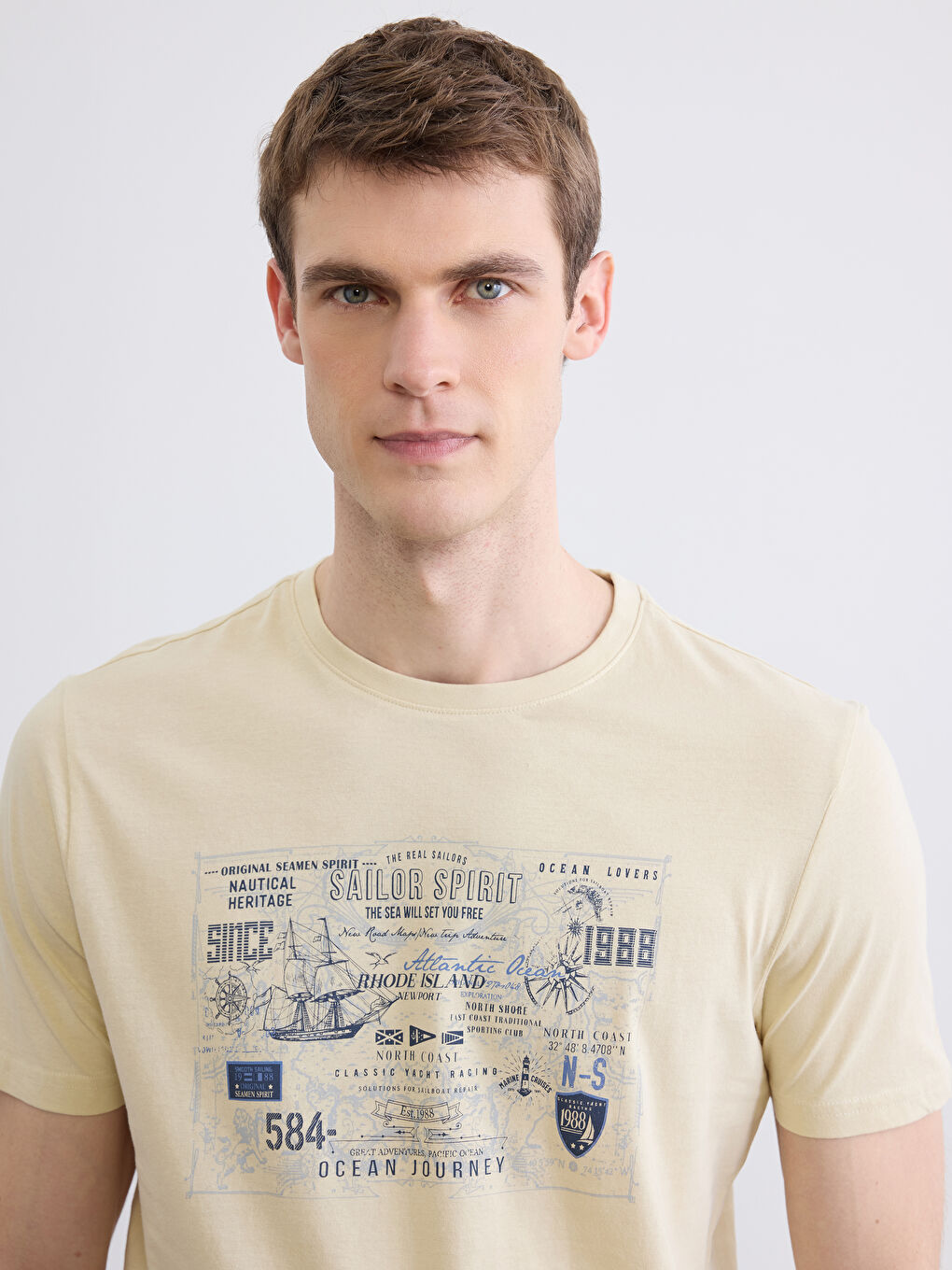 Tricou GALBEN Bărbat