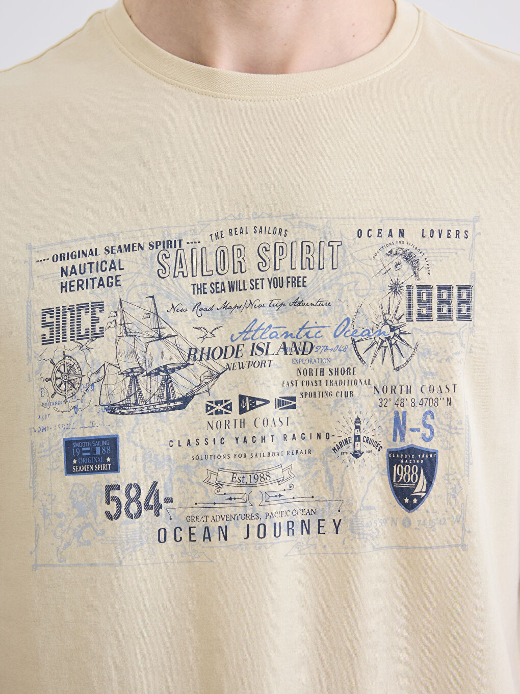 Tricou GALBEN Bărbat-2