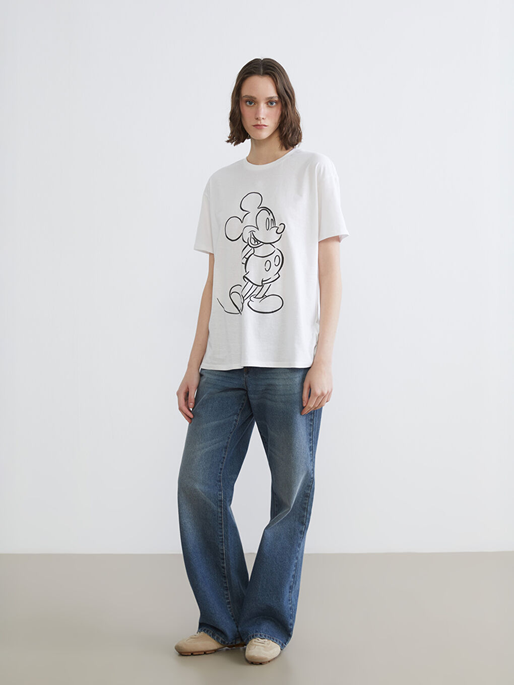 T-shirt BLANC Femme-1