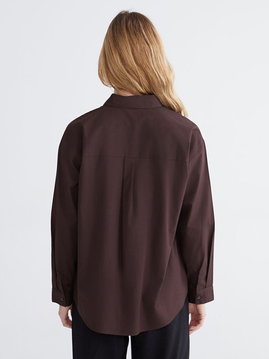 Embroidered Poplin Women's Shirt-3