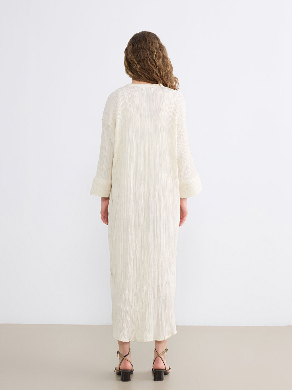 Woman Ecru Dress-3