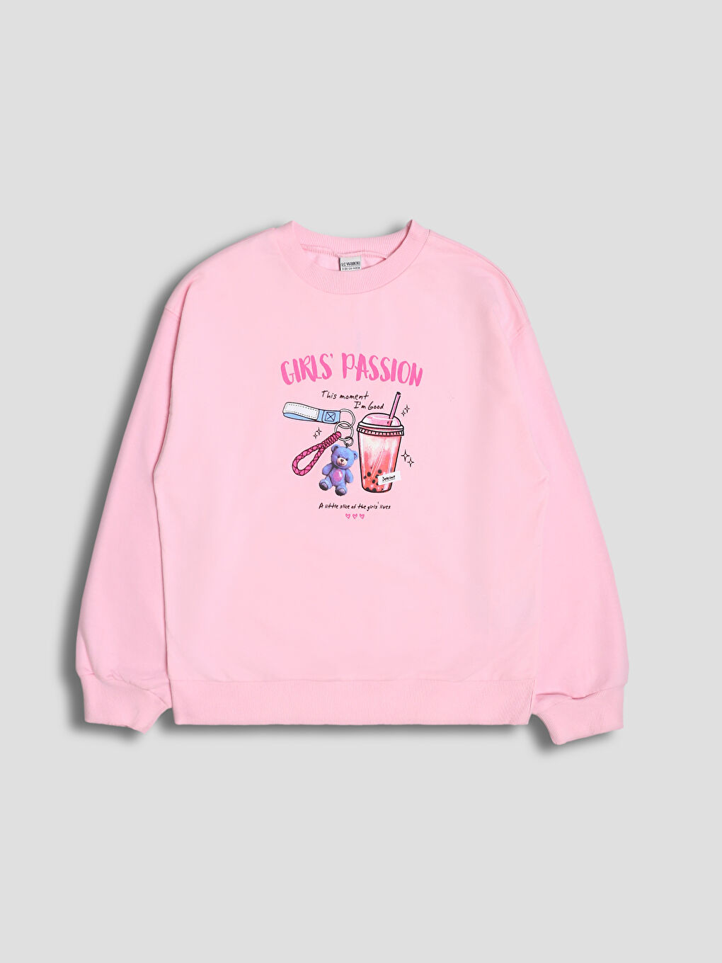 Crew Neck Girls' Sweatshirt