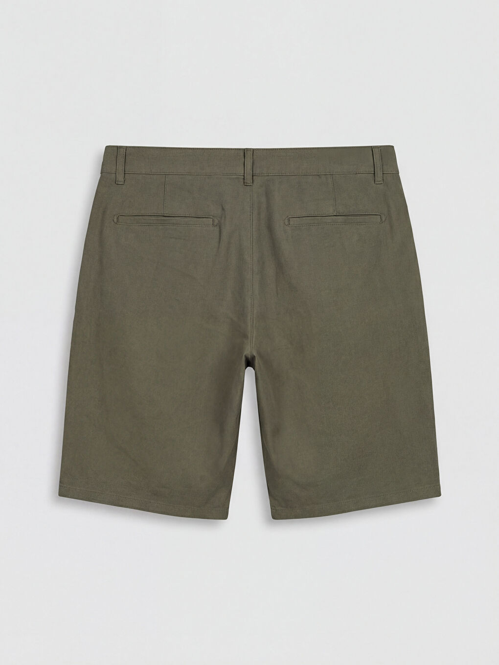Regular Fit Linen Men's Shorts-1