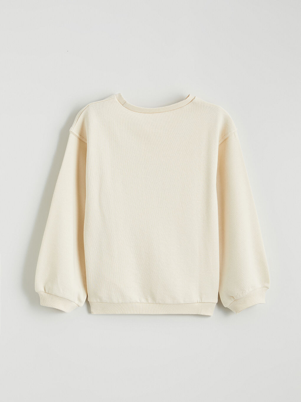 Crew Neck Floral Girls' Sweatshirt-2