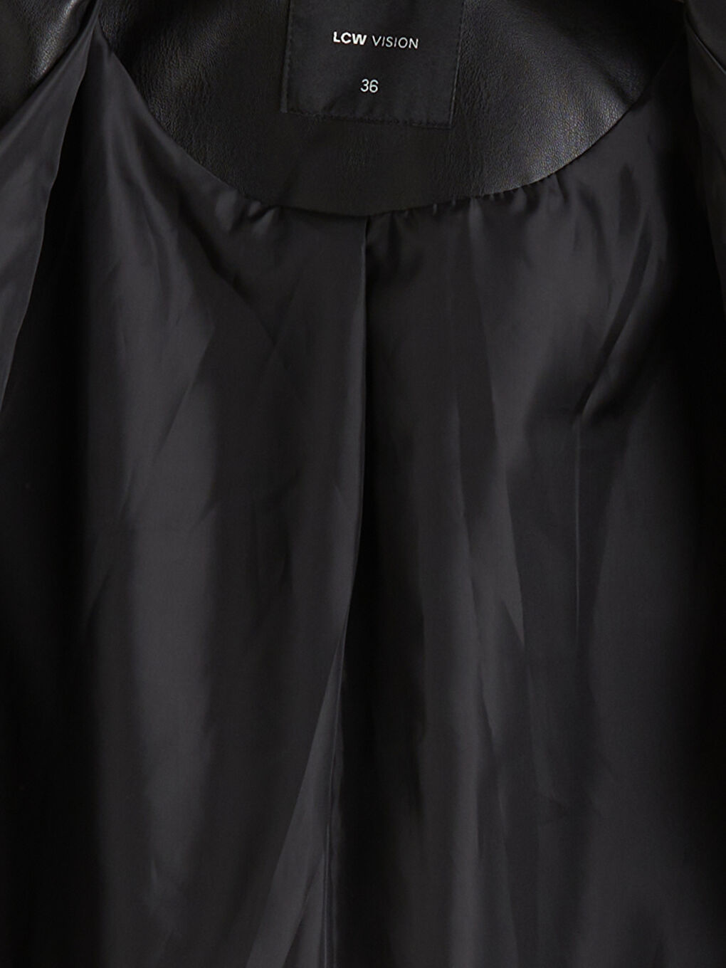 Frau SCHWARZ Kunstlederjacke-6