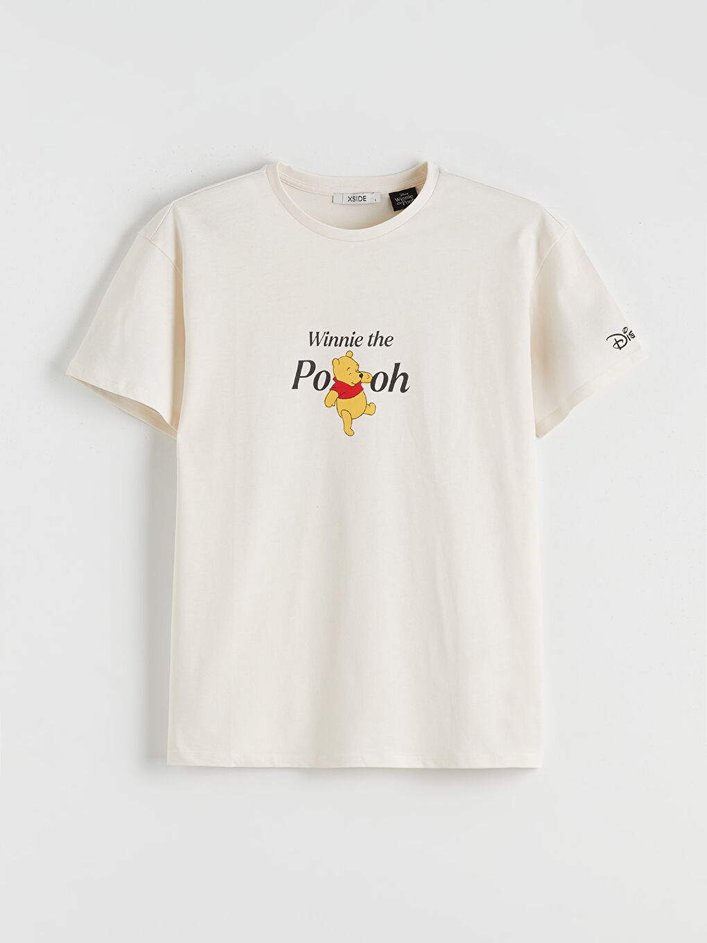 T-shirt pour Femmes à Col Rond Imprimé Winnie l'ourson-4