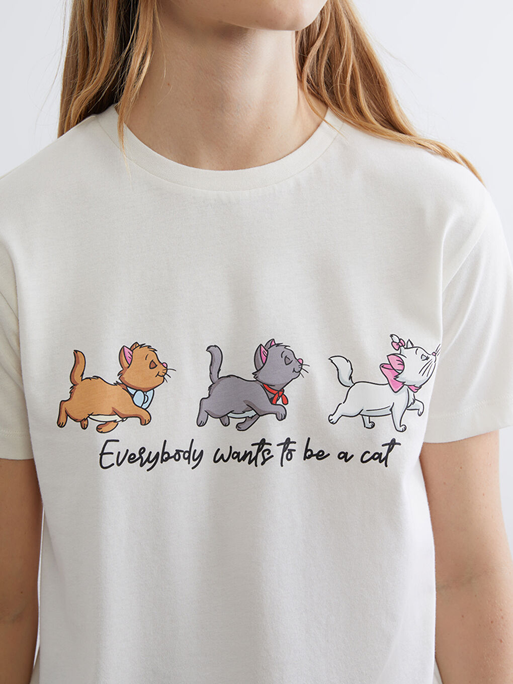 Woman BEIGE T-Shirt-2