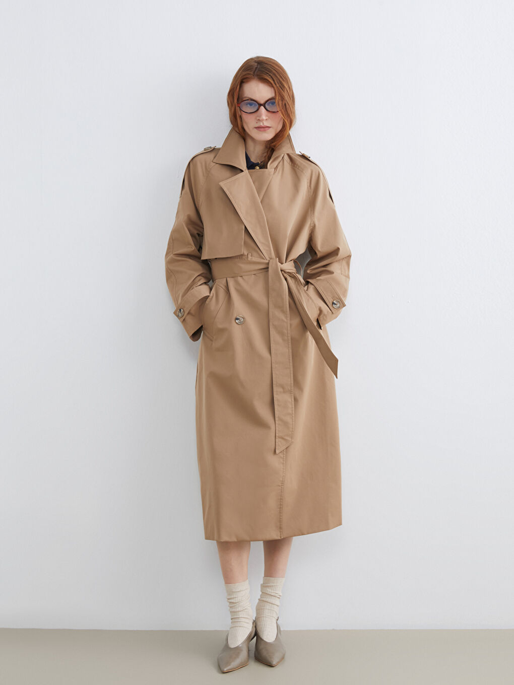 Woman BEIGE Trenchcoat