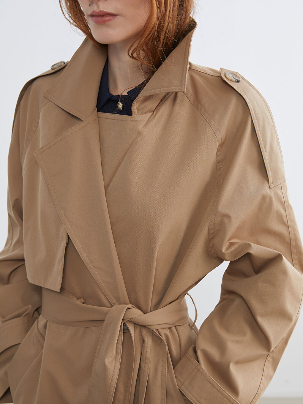 Woman BEIGE Trenchcoat-2