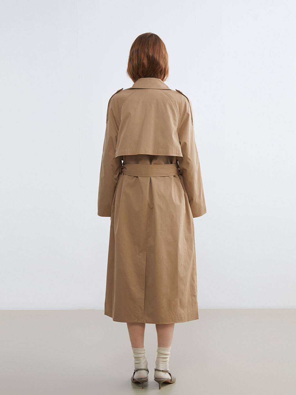Woman BEIGE Trenchcoat-4