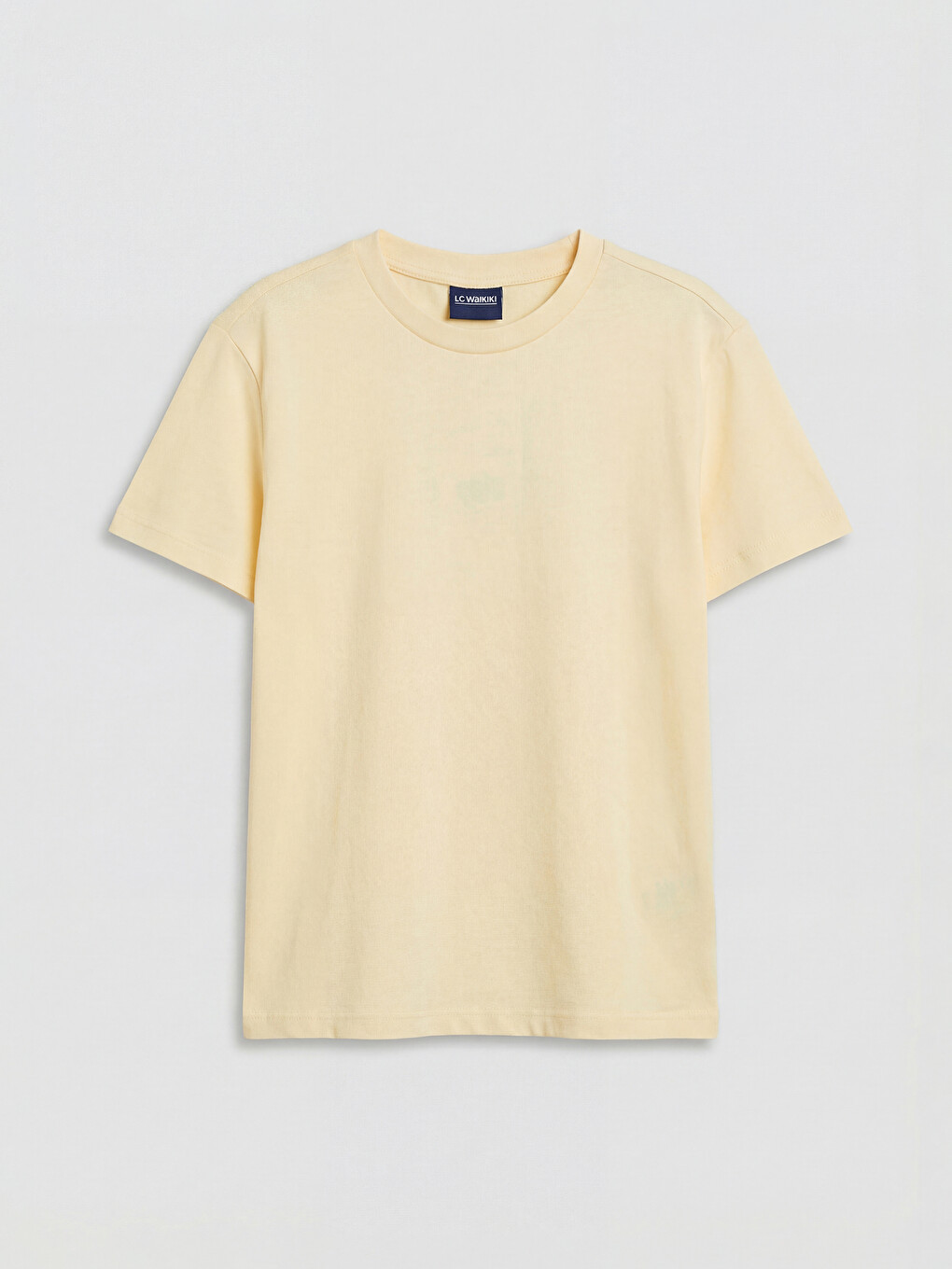 Crew Neck Basic Girls' T-Shirt