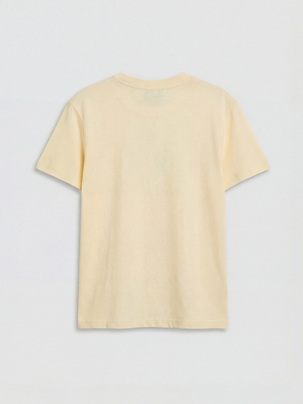 Crew Neck Basic Girls' T-Shirt-1