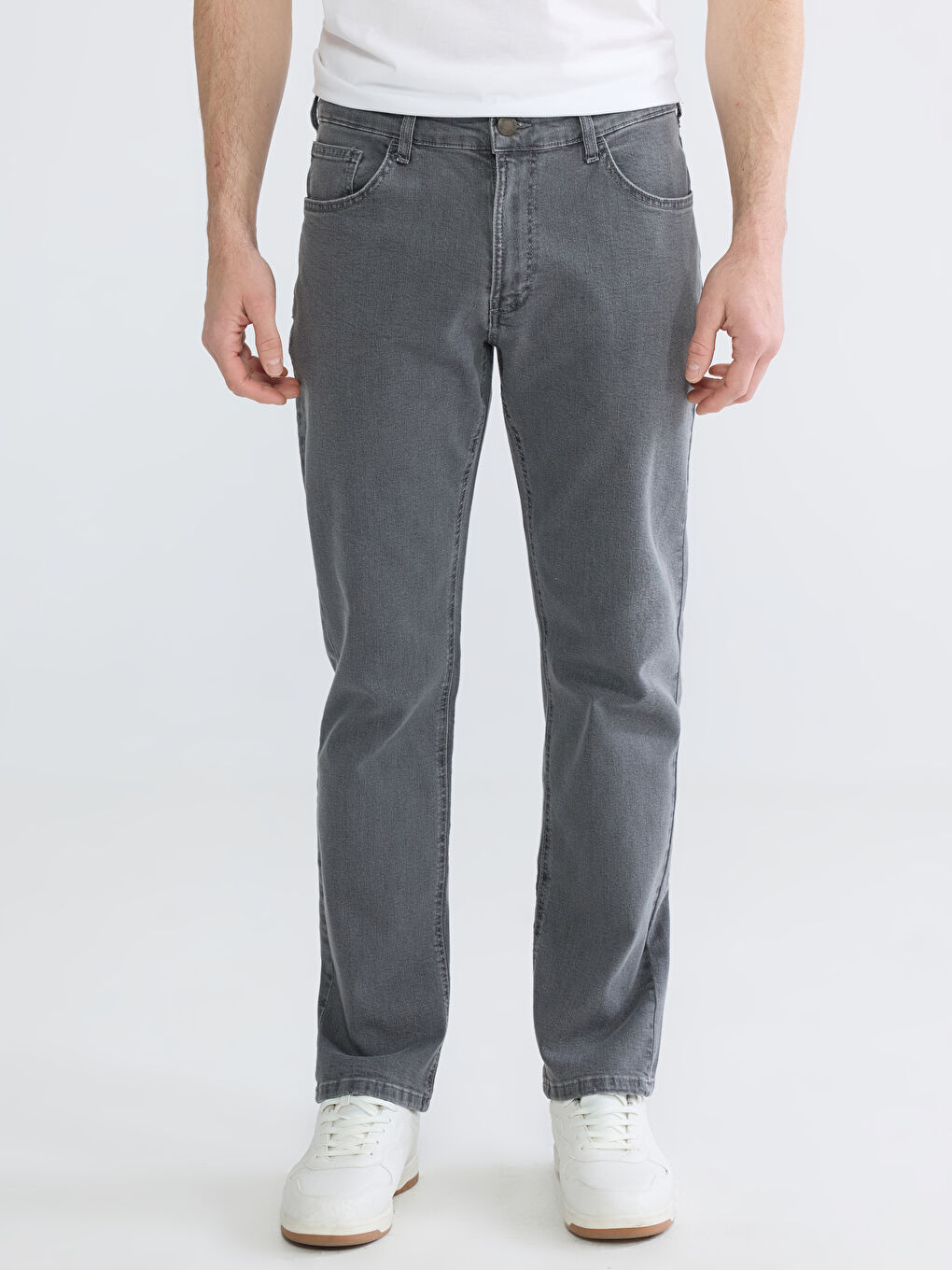 Gri 779 Regular Fit Erkek Jean Pantolon-1