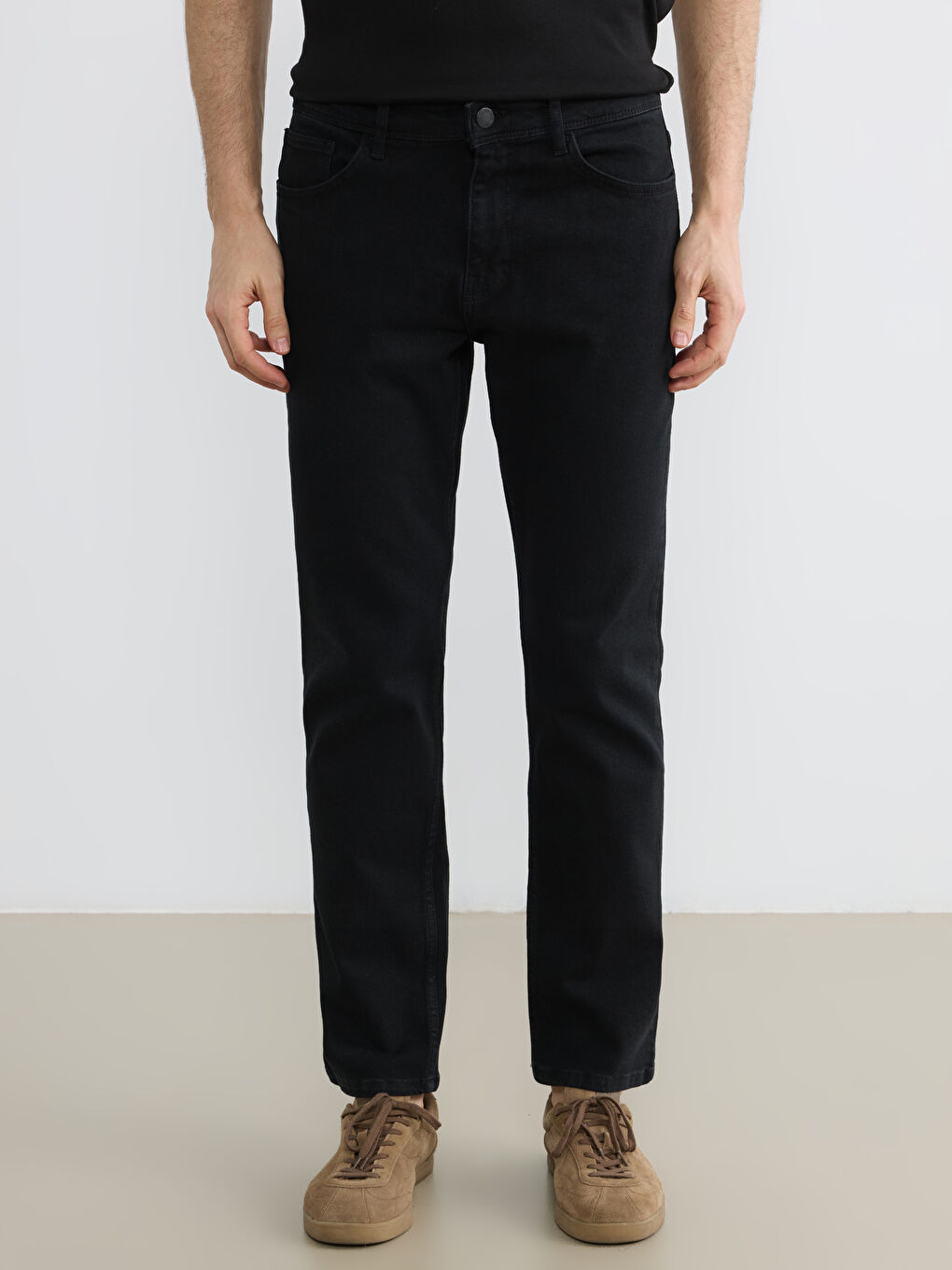 Siyah 779 Regular Fit Erkek Jean Pantolon-2