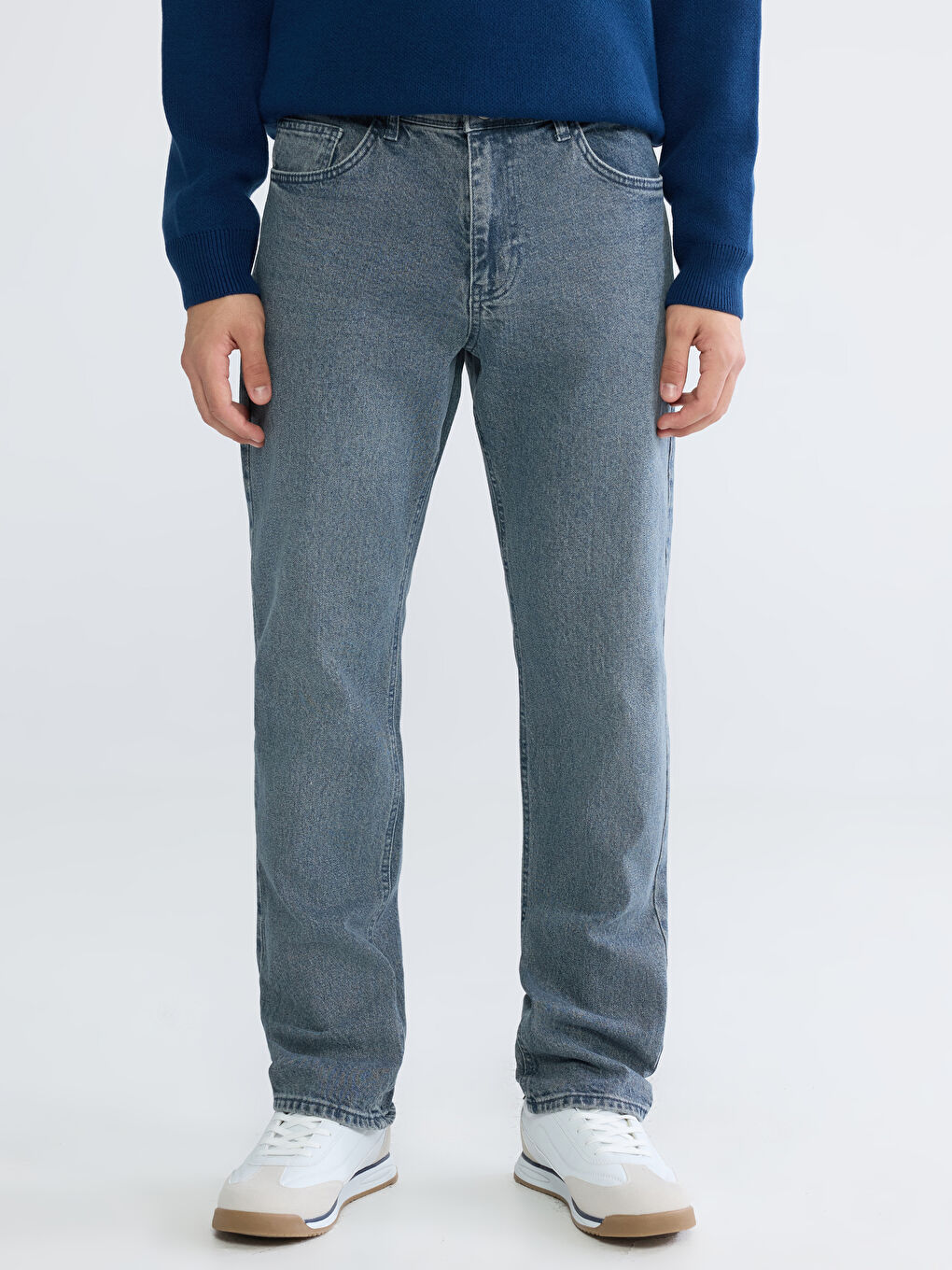 Gri 779 Regular Fit Erkek Jean Pantolon-1