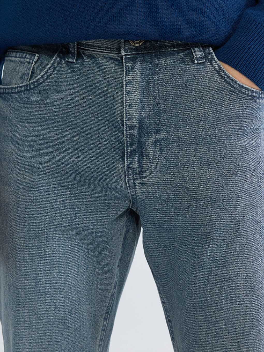 Gri 779 Regular Fit Erkek Jean Pantolon-2