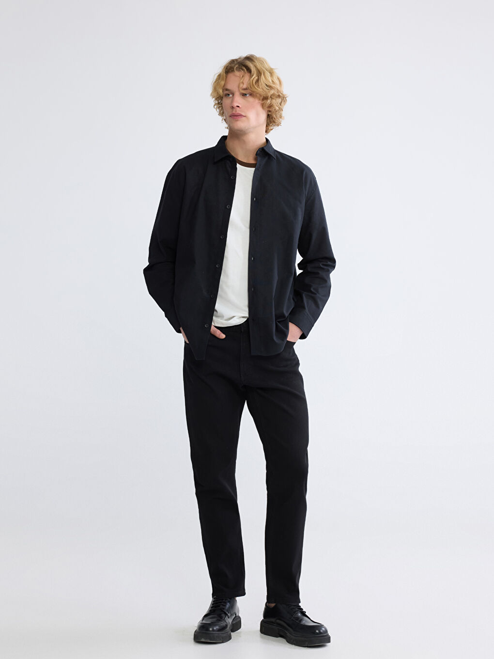 Siyah 779 Regular Fit Erkek Jean Pantolon