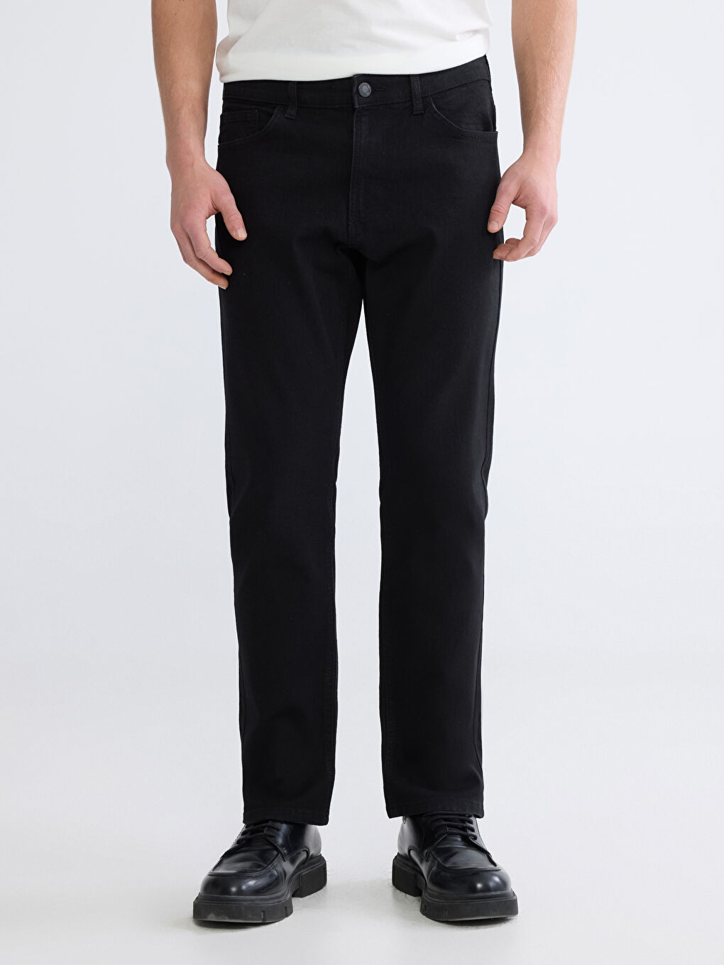 Siyah 779 Regular Fit Erkek Jean Pantolon-1