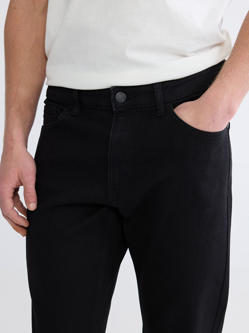 Siyah 779 Regular Fit Erkek Jean Pantolon-2