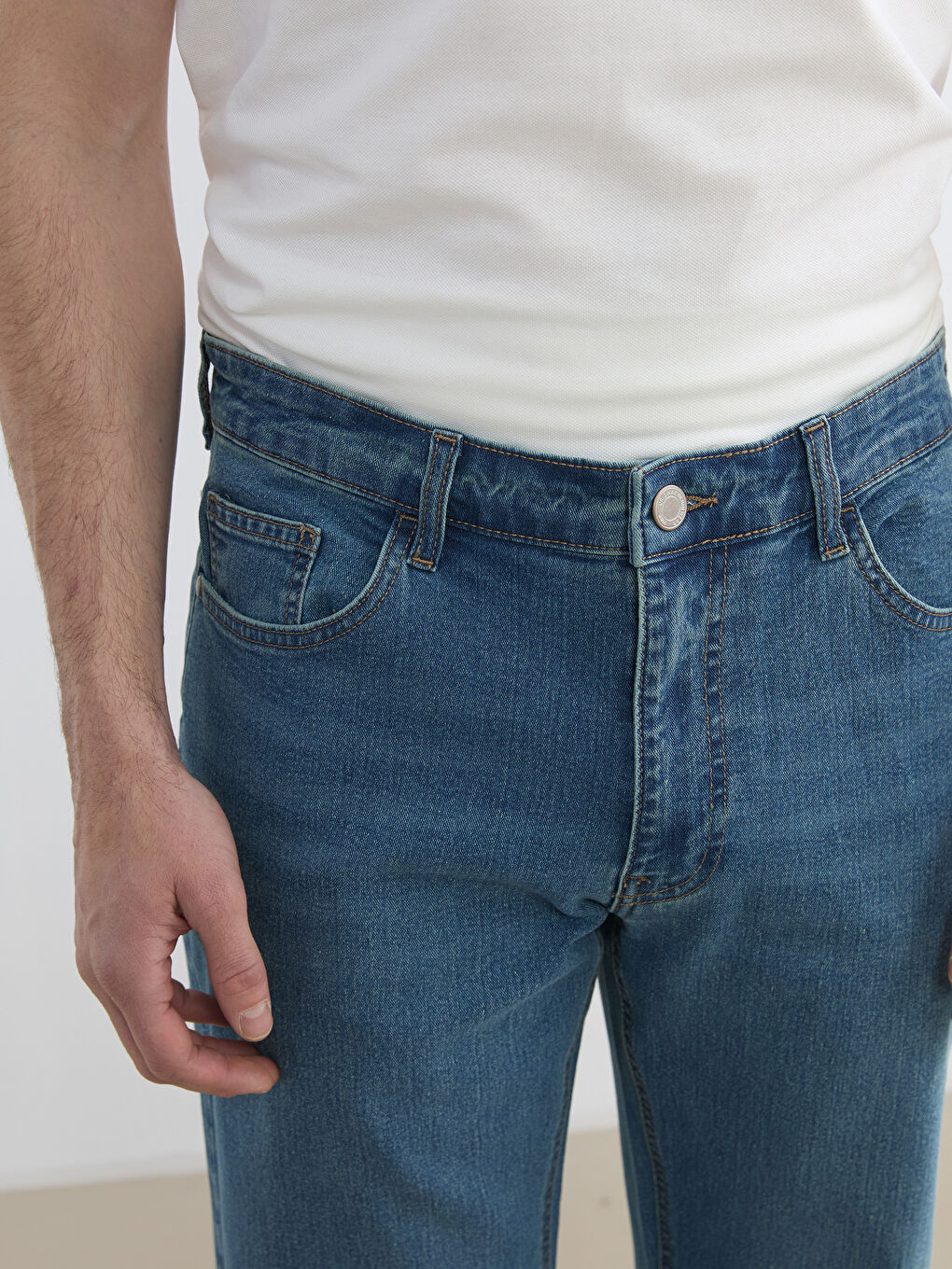 İndigo 790 Rahat Kalıp Erkek Jean Pantolon-2