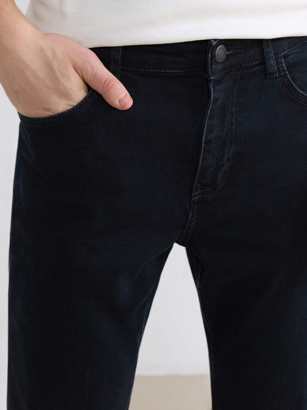 İndigo 790 Rahat Kalıp Erkek Jean Pantolon-4