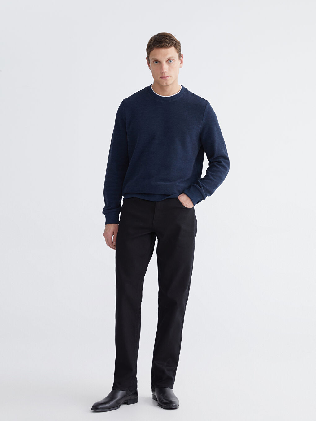 Siyah 779 Regular Fit Erkek Jean Pantolon 