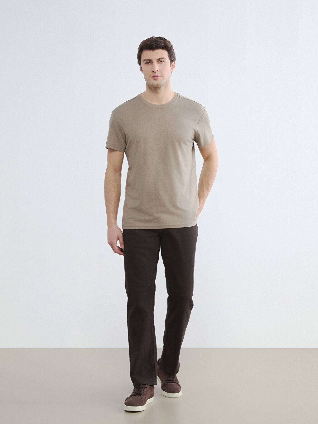 Kahverengi 779 Regular Fit Erkek Jean Pantolon