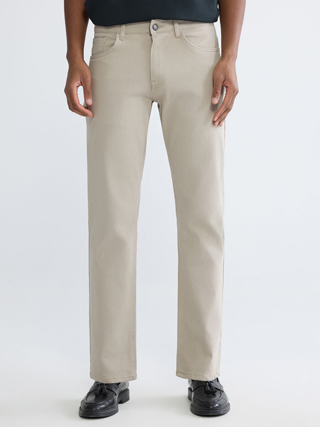 Bej 779 Regular Fit Erkek Jean Pantolon-1