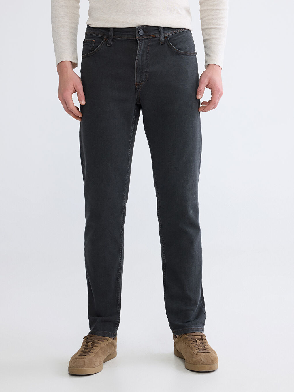 Gri 779 Regular Fit Erkek Jean Pantolon-1