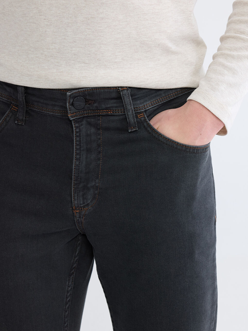 Gri 779 Regular Fit Erkek Jean Pantolon-2