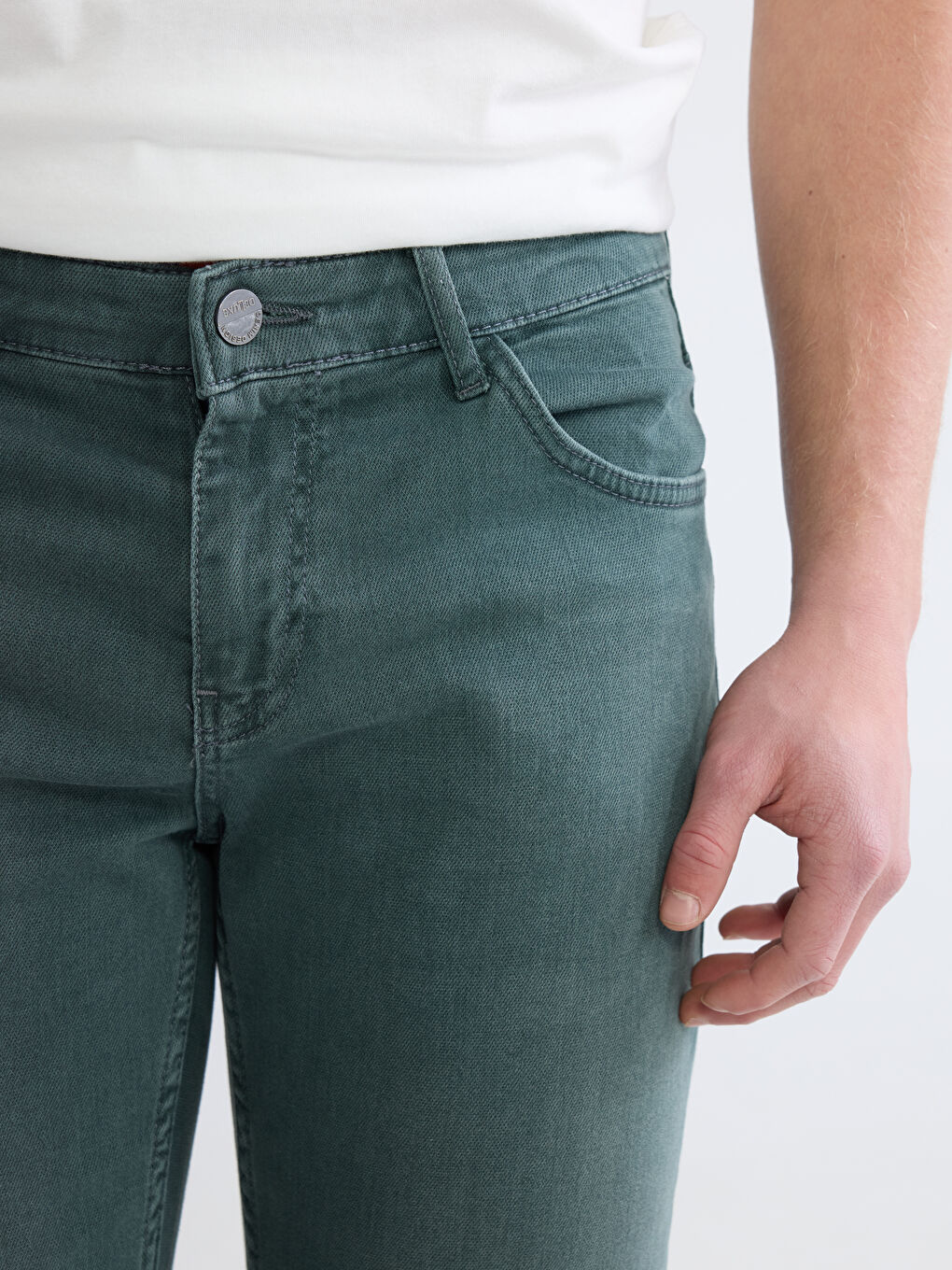 Yeşil 779 Regular Fit Erkek Jean Pantolon-2